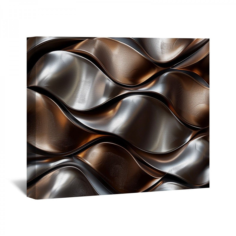 " Wavy Surface ", 12" H x 12" W x 3" D