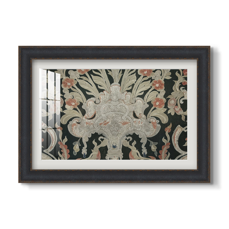 Tapisserie imprimée (textile), vers le XVIIIe siècle - Encadrement sur mesure, 16x22 INNER SIZE, Framed Print with Mat