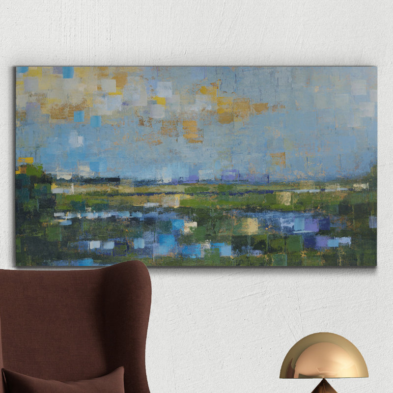 Vue réfractée - impression sur toile tendue, H 8 po x l 20 po x P 1 po