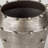 Small Champagne Metal W/Studs Vase-114208655-114208656