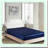 UltraSoft Navy Blue Queen Fitted Sheet - Deep Pocket Single Bottom Bed Sheet - Luxurious Silky Smooth Fabric - Wrinkle Resistant - Elasticized Edges for Perfect Fit - Breathable and Comfortable