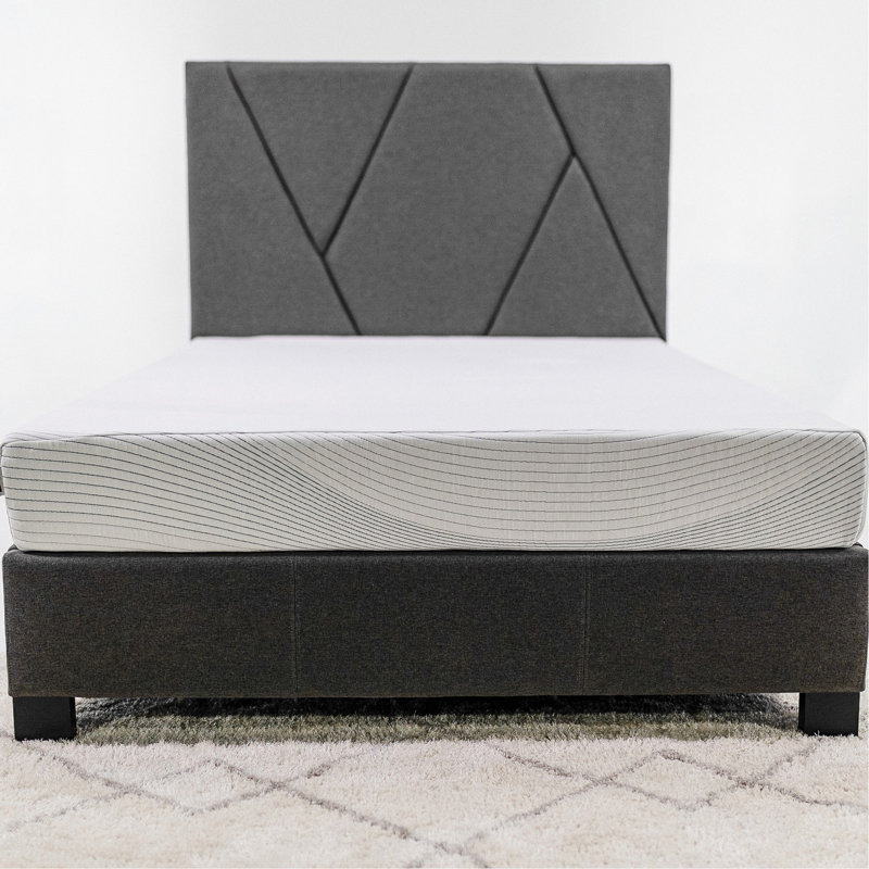 Très grand matelas de 8 pouces - conception à 3 couches avec mousse de cuivre rafraîchissante pour un confort accru Housse et support respirants de 8 po