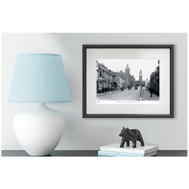 Darlington, Victoria Road 1903 by Francis Frith - Single Picture Frame Print, 45cm H x 60cm W x 2.3cm D