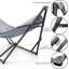 Hamac double Tranquillo Universal avec support inclus pour 2 personnes / support pour hamac pliable Capacité de 600 lb - Inhouse, extérieur, camping, gris-1620018198-1649363530