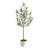74'' Faux Olive Tree Tree in Metal Planter