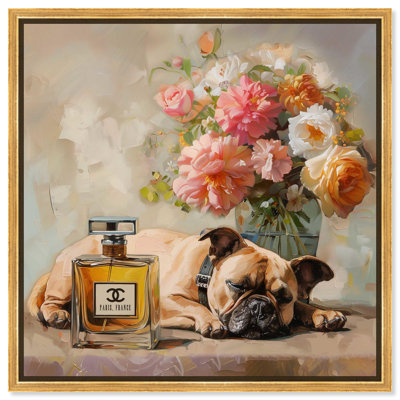 Art floral pour animal de compagnie Frenchie