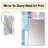 Chandabai Watercolor Dreams Pink  Striped Pattern - striped  Large Mirror, Striped, Abstract Unique Wall Mirror Decor, Printed Metal Art-1698813715
