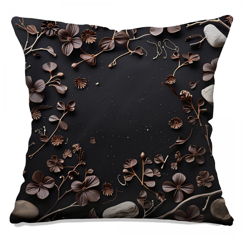 Coussin Floral, 20 x 20 inches