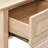 Rattan Console Table with 3 Storage Drawers Rattan 51.38x11.81x32.09inch Sliding Door Natural, Rattan Entryway Table with Storage