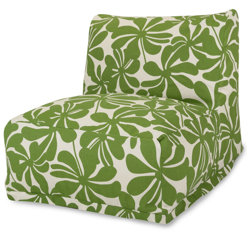 Monterey Polyester Outdoor Friendly Bean Bag Chair & Lounger, Sage