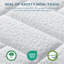 Matelas hybride mi-ferme 12 po à 12 couches avec ressorts ensachés et support à deux zones - Mousse viscoélastique imprégnée de gel, sans fibre de verre - Certifié CertiPUR-US / OEKO-TEX-124146675-124146685