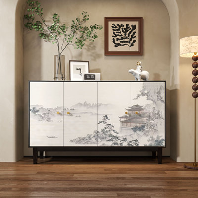 Chinese-style retro minimalist high-end sideboard
