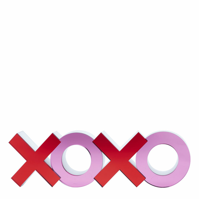 Xoxo Acrylic Mirror Block