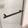 Pivot Shower Door, With 1/4" Tempered Glass , 34.75 In. X 72 In. Frameless Neo-Angle Pivot Shower Enclosure In Matte White.