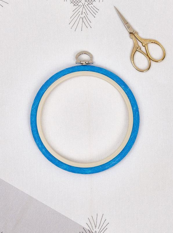Cercle rond Flexi Hoop nurge 230-2 bleu, Bleu