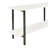 Celine 71" Console Table In White (2-Shelf)-1969966730
