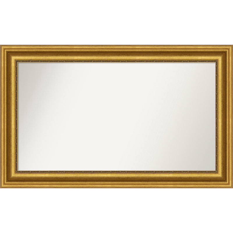Miroir de salle de bain Jashawna, 25,75 po x 41,75 po, Doré