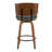 Laurenzio Swivel Upholstered Counter Stool-90954850