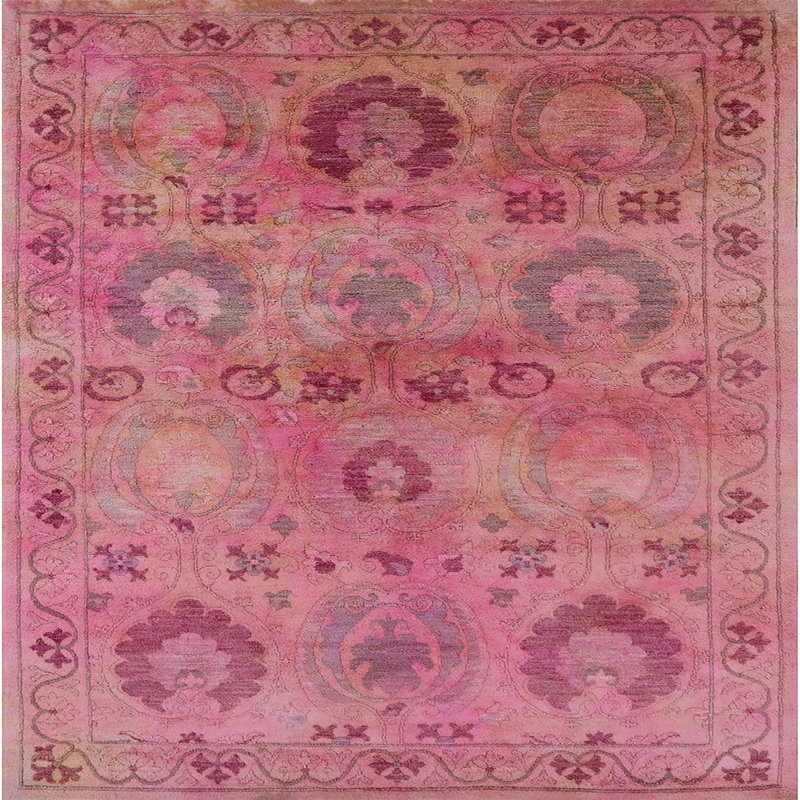 Oriental Indoor Rug, Square 6'