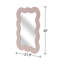 Miroir mural Wavy