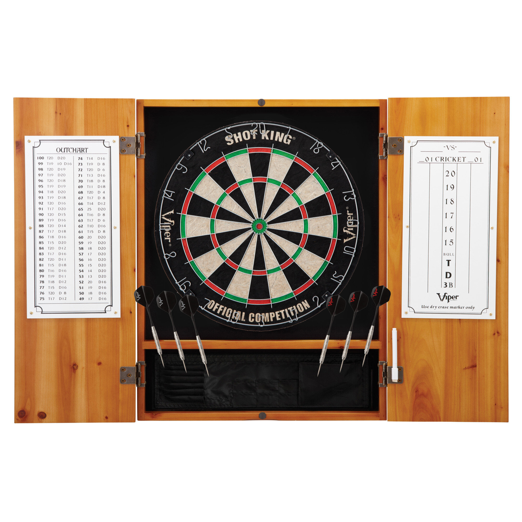 Knoxville Dartboard Cabinet (Acacia)