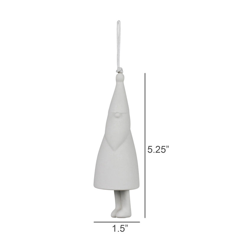 Ornement du Père Noël, porcelaine