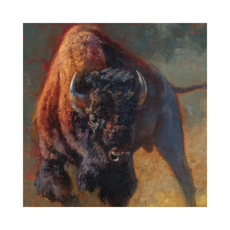 Full Of Snort by Julie T. Chapman - Wrapped Canvas Painting, 45.72 cm H x 45.72 cm W