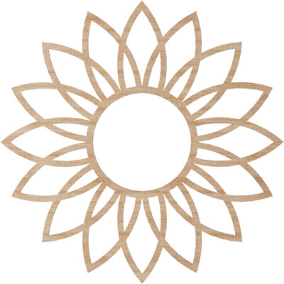 Médaillon de plafond en bois Daisy