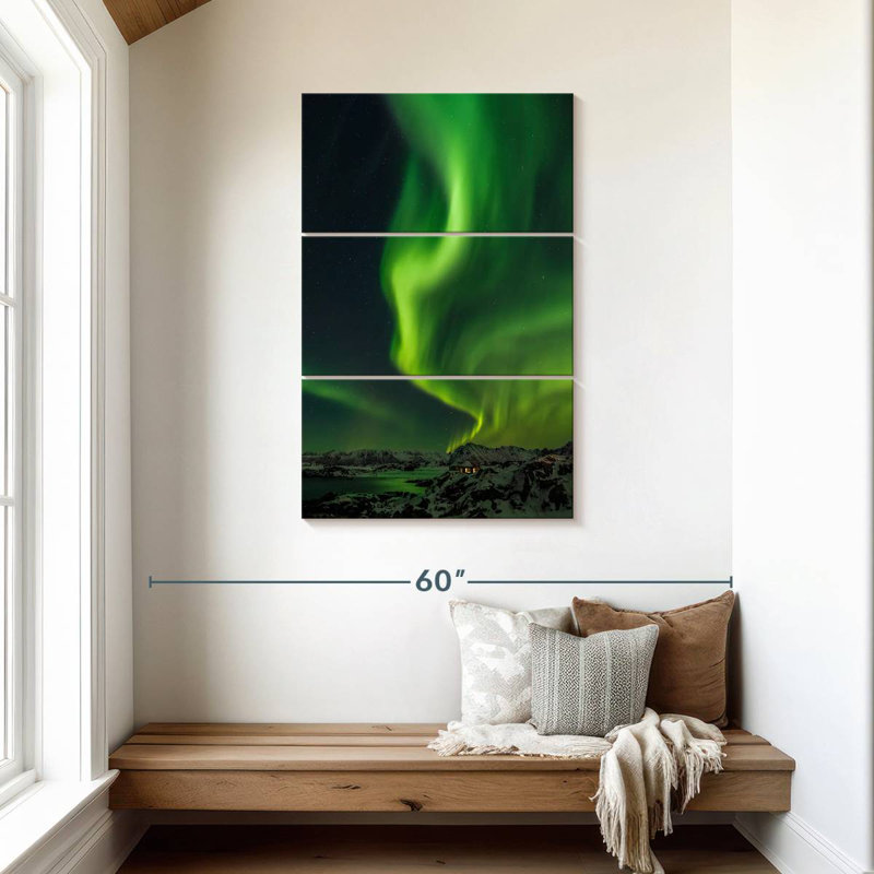 Northern Lights Trail, 45" H x 28" W