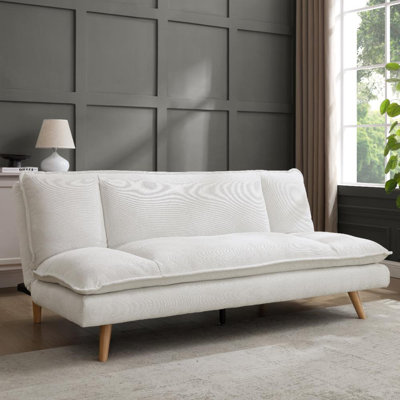 Harper 3 Seater Linen Blend Sofa Bed