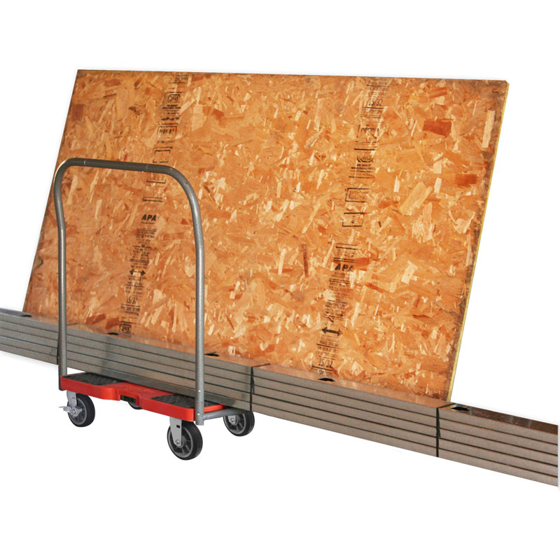 1500 Lb. Capacity Foldable Table Dolly, Red