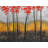 Abstract Autumn Trees Print On Canvas-98693928