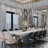 25-Light Long Chandeliers For High Ceilings, Large Raindrop Chandelier-1959459371