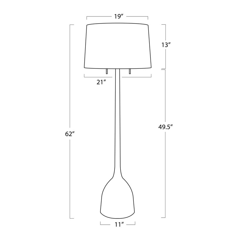 Logan Floor Lamp, Oil Rubbed