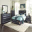 Table de chevet 2 tiroirs Midnight Blue