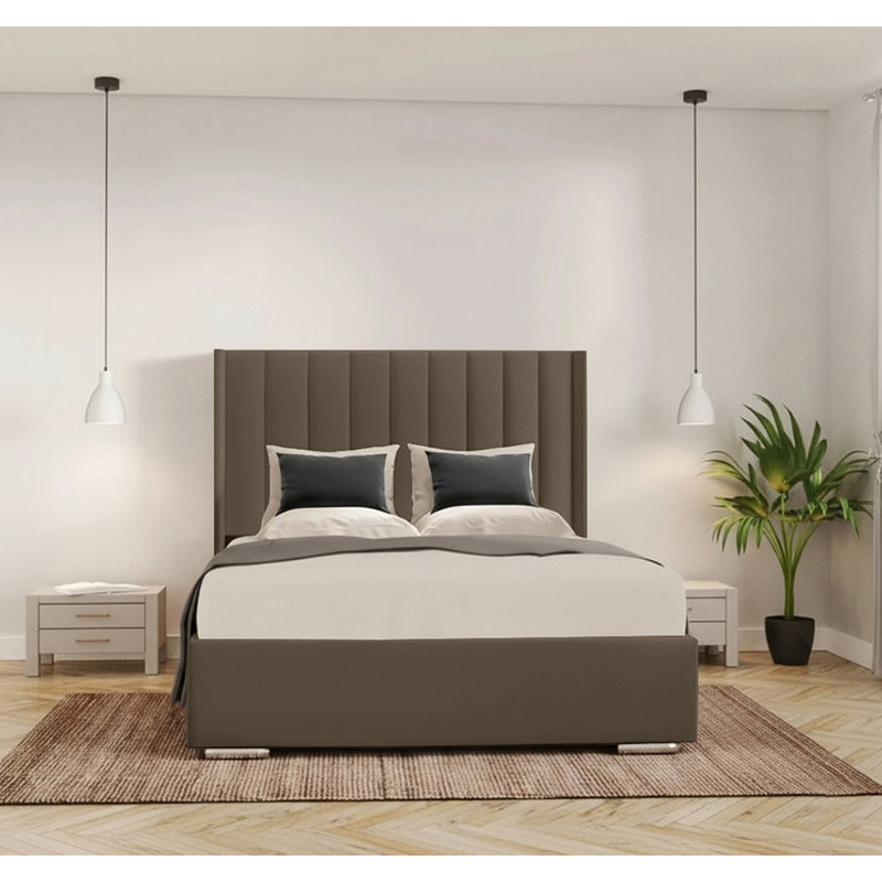 Chiedu Bed Frame, Small Double (4'), Mole