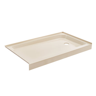 Voltaire 60" x 36"  Acrylic, Single-Threshold, Center Drain, Shower Base