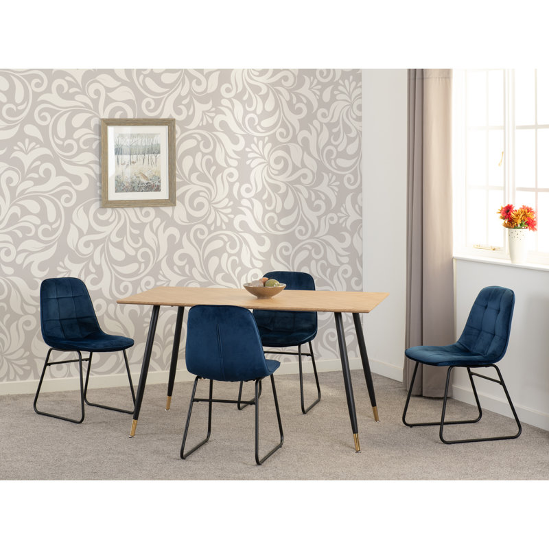Aathyn 4 - Person Dining Set, Blue