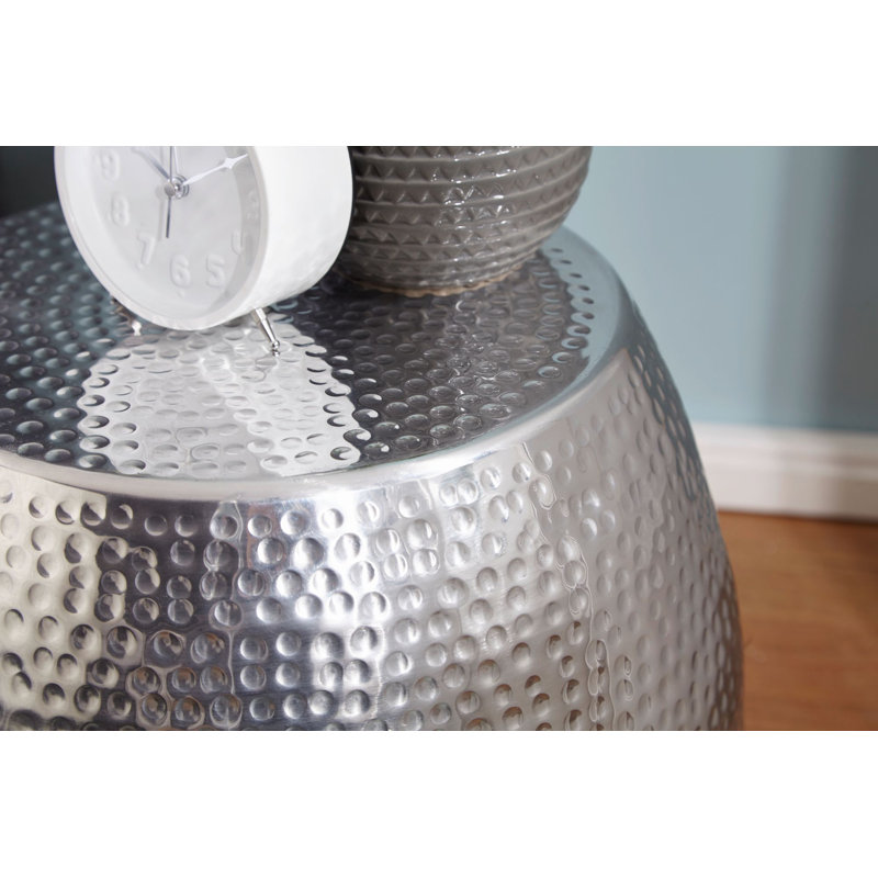 Bjorn End Table, Silver
