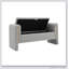 Banc de bout avec accoudoirs et rangement Modern Teddy