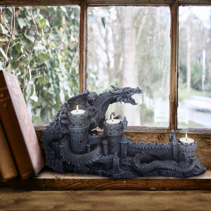 Dragon's Wrath Sculptural Candle Holder