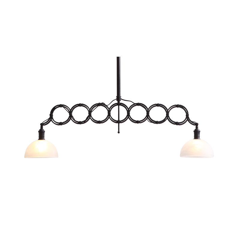 Plafonnier Dijonae noir antique