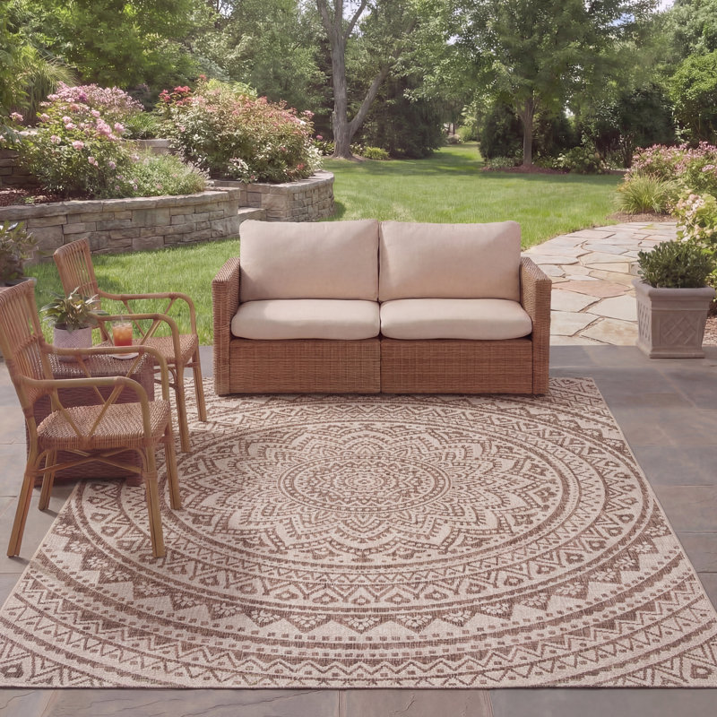Tapis d'intérieur / extérieur Amedee Performance, Rectangle 8 pi x 11 pi