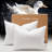 Oreiller de lit double en duvet blanc de luxe US