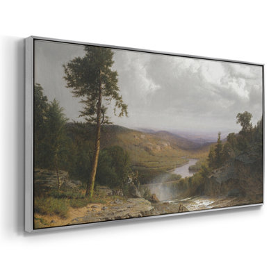 Série paysage - MCLXV III - Toile tendue avec châssis encadré - Prêt à être accroché