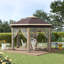 4m x 3.5m Metal Patio Gazebo