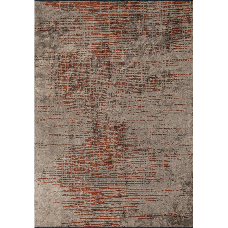 Fondu abstrait moderne et asymétrique, Rectangle 9 pi 10 po x 14 pi
