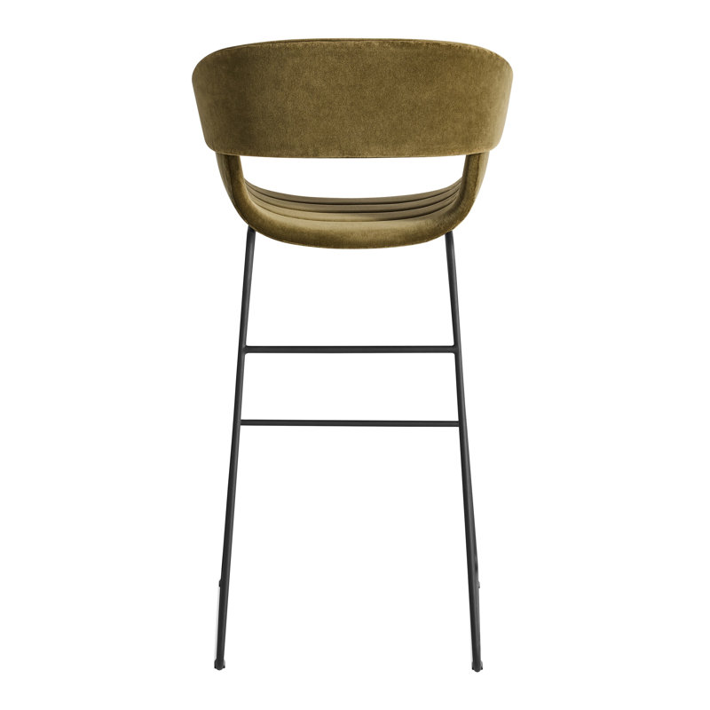Racer Stool, Bar Stool (30" Seat Height), Moss