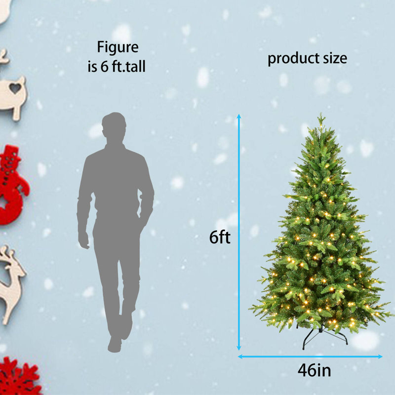 arbre de Noël artificiel, 6'