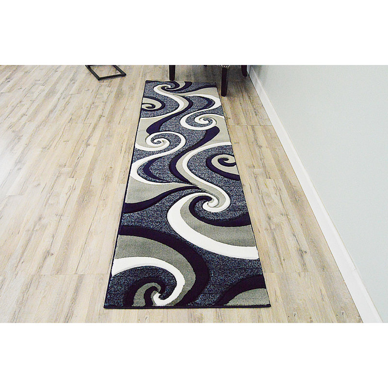 Adryn Performance Abstract Indoor Rug, Runner 2' x 4'